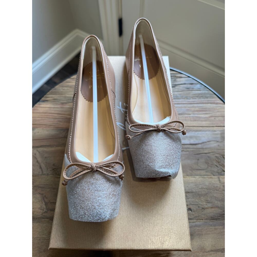 CHRISTIAN LOUBOUTIN Mamadrague leather ballet flats BNIB 38 - Picture 5 of 12